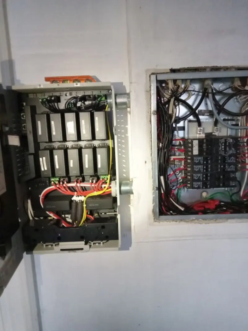 Electrical panel upgrade completed for Indoor Lighting Installation in Maeser